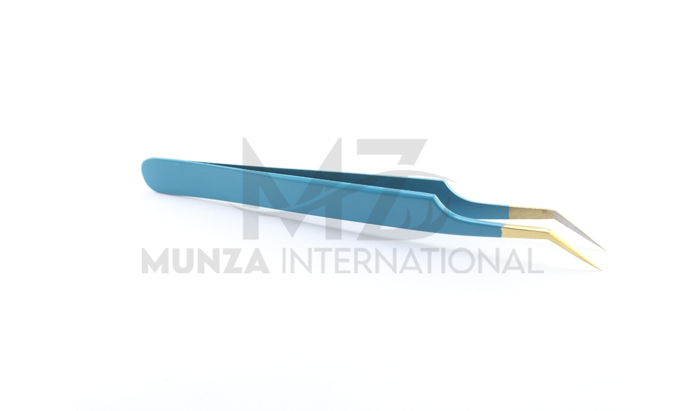 Turquoise Gold Tweezers